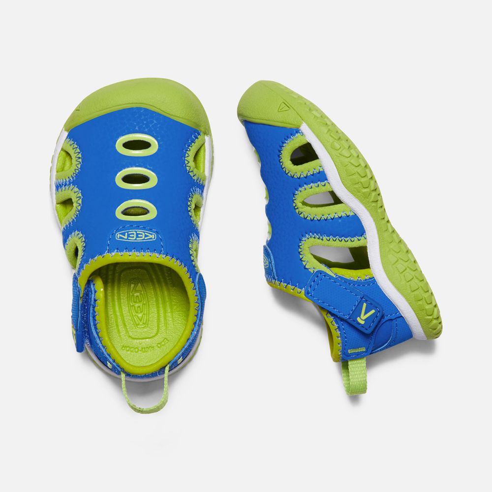 Sandalias Keen Mexico Azules/Verdes - Niños Stingray - XG7189534